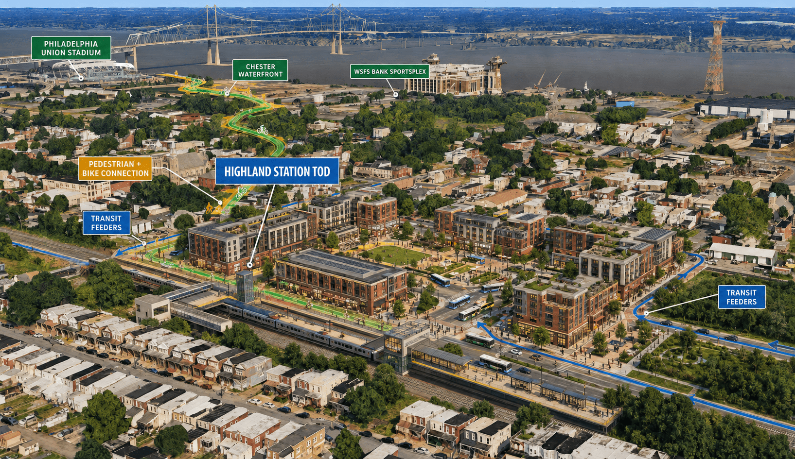 Highland Avenue TOD planning model