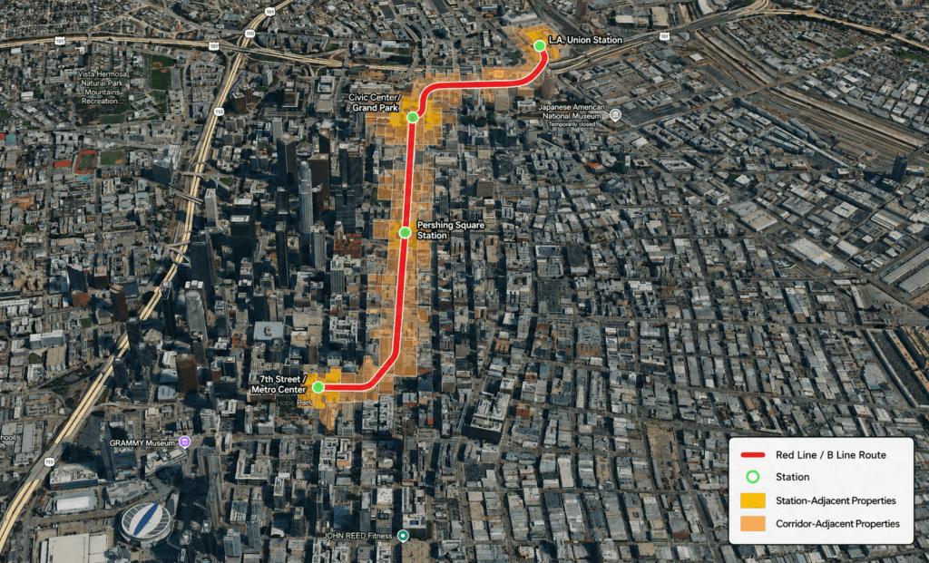 LA Metro Station Property Value Accessibility Analytics